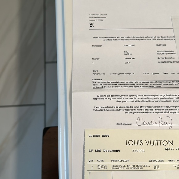 SOLD !!!AUTHENTIC 💎Louis Vuitton Monogram Favorite MM. - Picture 17 of 17